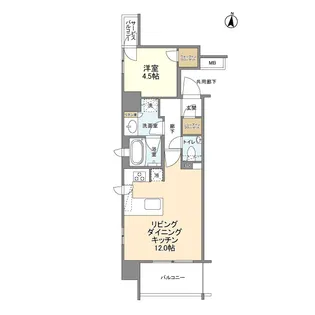 JP NOIE 阿佐ヶ谷【5階】の間取り