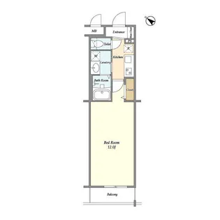 BLESS北新宿【5階】の間取り