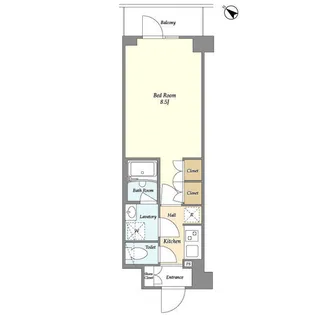 LA DOUCEUR成増【1階】の間取り
