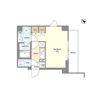 LA DOUCEUR成増【4階】の間取り