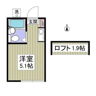 ペアパレス荻窪【1階】の間取り