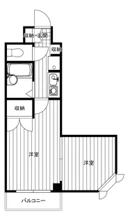 三園さえぐさマンション【3階】の間取り