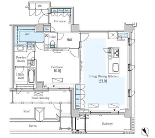 パークアクシスプレミア表参道【3階】の間取り