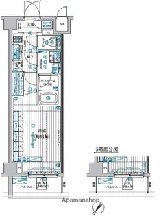 ブライズ中野南台【105号室号室】の間取り