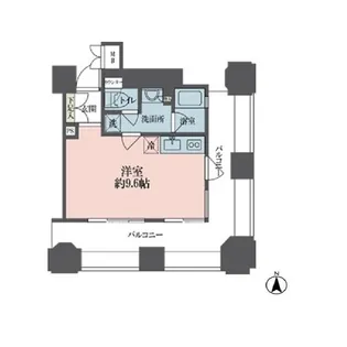 ルネ新宿御苑タワー【12階】の間取り