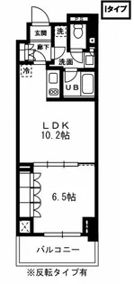 レジディア杉並方南町【3階】の間取り