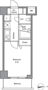 レジディア上落合【3階】の間取り