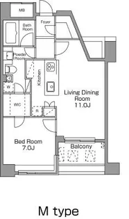 レジディア恵比寿南【5階】の間取り