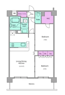 レジディア池袋【3階】の間取り