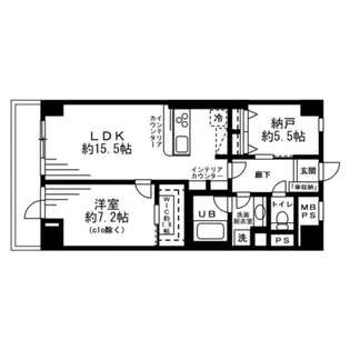 レジディア目白【5階】の間取り