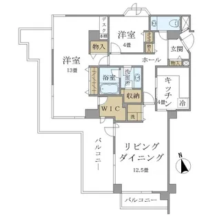 howff RELAX三軒茶屋【1階】の間取り