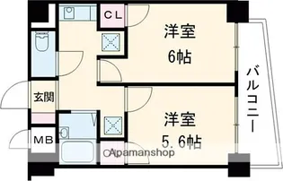 シティスター練馬【7階】の間取り