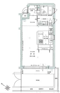 アルカンシエル駒沢【1階】の間取り