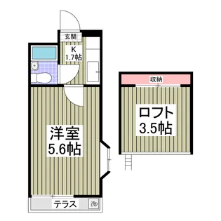 クレマチス【1階】の間取り