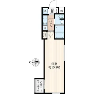 BEVERLY HOMES 赤塚公園Ⅱ【5階】の間取り