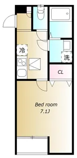 SWELL COURT【105号室号室】の間取り