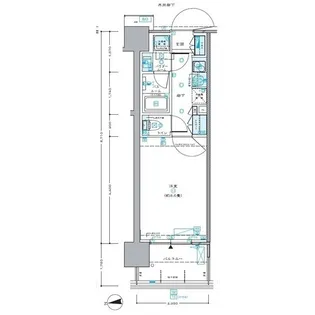 セントラルプレイス新宿御苑前【12階】の間取り
