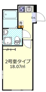 グランシャリオ池袋【2階】の間取り