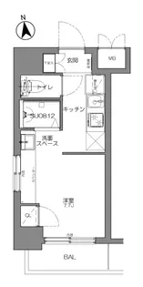 スカイコート高田馬場第5【305号室号室】の間取り