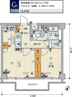 スカイコート新宿弐番館【407号室号室】の間取り