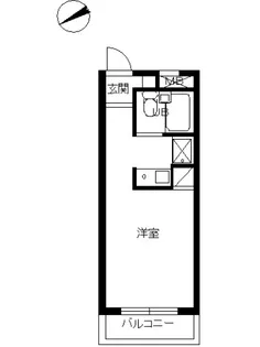 スカイコート新宿第7【305号室号室】の間取り