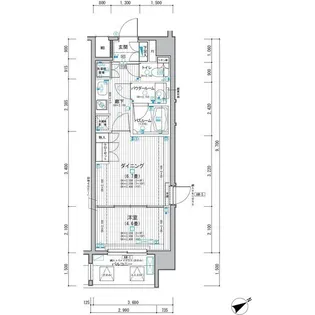 ミリアレジデンス東池袋【6階】の間取り