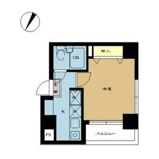 スカイコート新宿曙橋第2【403号室号室】の間取り