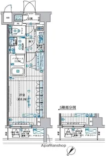 ブライズ中野南台【506号室】の間取り