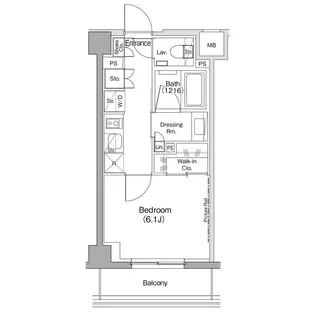 ザ・パークハビオ新高円寺【3階】の間取り