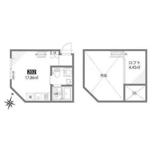 東高円寺アパートメント【2階】の間取り