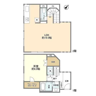 F K DAIKANYAMA【1階】の間取り