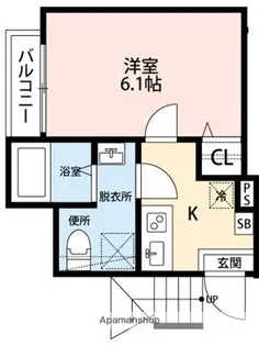 エクセラン高松【1階】の間取り