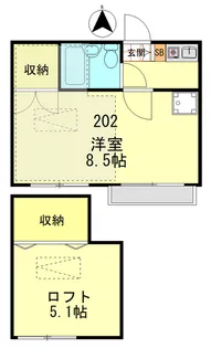 メゾン・ド・ロワール【2階】の間取り