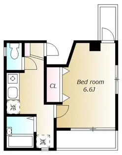 シャトル・坂上【301号室号室】の間取り