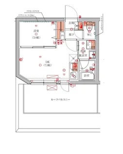 ハーモニーレジデンス池袋ウエスト【5階】の間取り