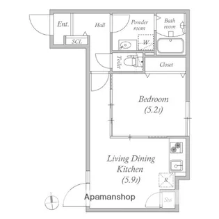 BRANCHE鷺ノ宮Ⅱ【2階】の間取り
