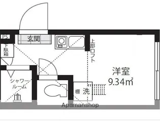 NANO上落合【310号室】の間取り