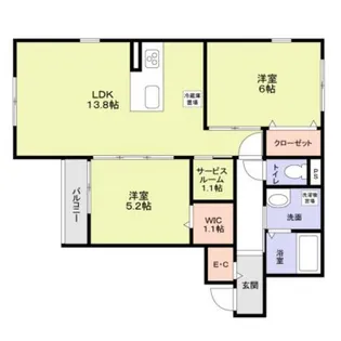 OAK【2階】の間取り