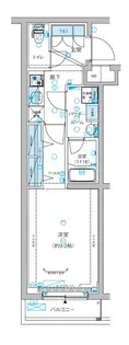 メインステージ富士見台【201号室号室】の間取り