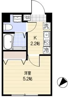 サンシエ中野新橋【4階】の間取り