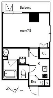 ビューテラス城山【5階】の間取り