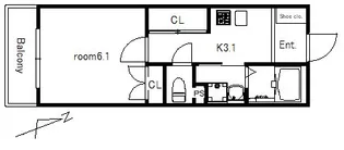 アークレジデンス東武練馬【4階】の間取り