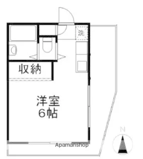 ドミールタカラ【401号室】の間取り