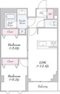 ロイジェント志村坂上【1階】の間取り