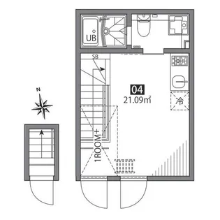 東新宿ハウス【2階】の間取り