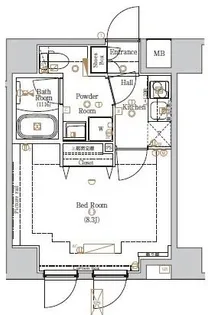 ラフィスタ中板橋Ⅱ【1階】の間取り