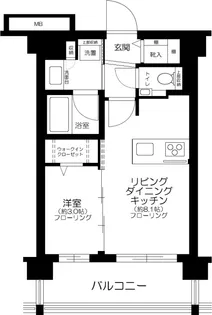 東京都新宿区下落合2丁目【マンション】の間取り
