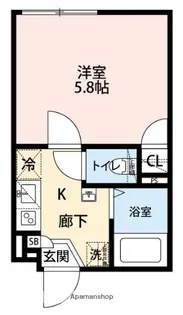 グランクオール鷺ノ宮【2階】の間取り