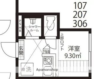 PONT DU GARD【2階】の間取り