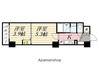 CLASSEUM飯田橋【1階】の間取り